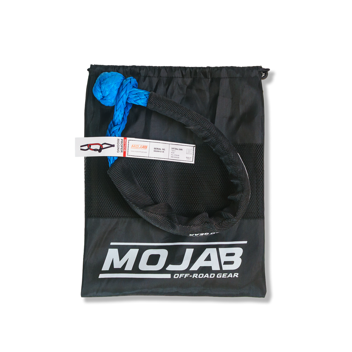 Soft Shackle 3/8'' x 24” with sleeve and bag (Single Shackle) (Lifetime Warranty) — photo 5