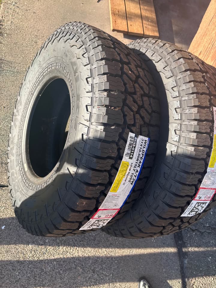 Set of 2 Falken Wildpeak tires- Never Installed in Brier, WA (photo 2) — photo 2