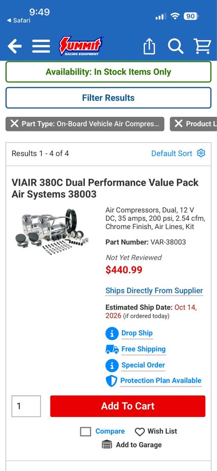 VIAIR Stealth Black Dual 380C Air Compressor Kit in Hermiston, OR (photo 5) — photo 5