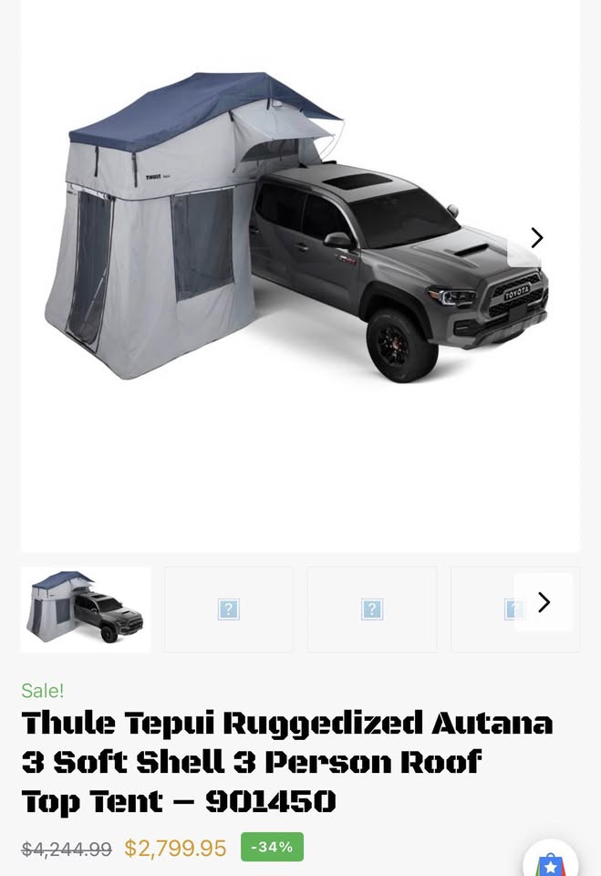 Thule Tepui Rooftop Tent with Annex in Mesa, AZ (photo 5) — photo 5