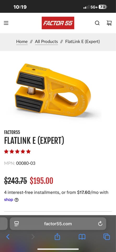 Factor 55 hitch link 2.0 and flatlink expert in Fullerton, CA (photo 5) — photo 5