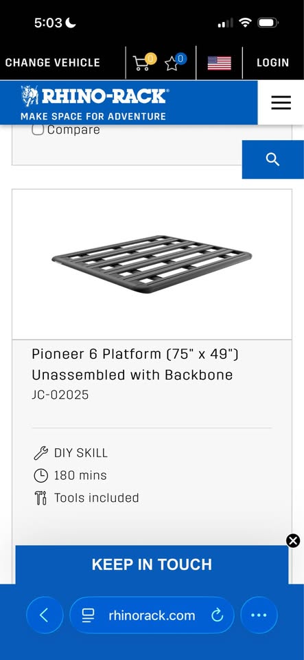 Rhino Rack Pioneer 6 Platform in Lacey, WA (photo 5) — photo 5