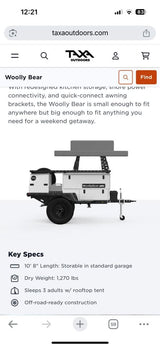 2022 taxa woolly bear off-road camper with 23zero rooftop tent to sleep 6 in Portland, OR (photo 5)
