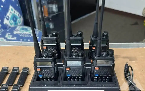 6 Pcs Baofeng Uv5R Dual Band Walkie