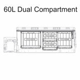 60L Dual-Zone Drawer Refrigerator & Freezer — Equipt Expedition Outfitters (photo 10)