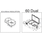60L Dual-Zone Drawer Refrigerator & Freezer — Equipt Expedition Outfitters (photo 11)