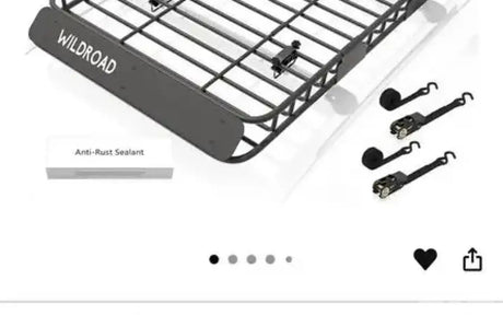 64” wildroad roof basket combo $200 — used racks for sale (photo 3)