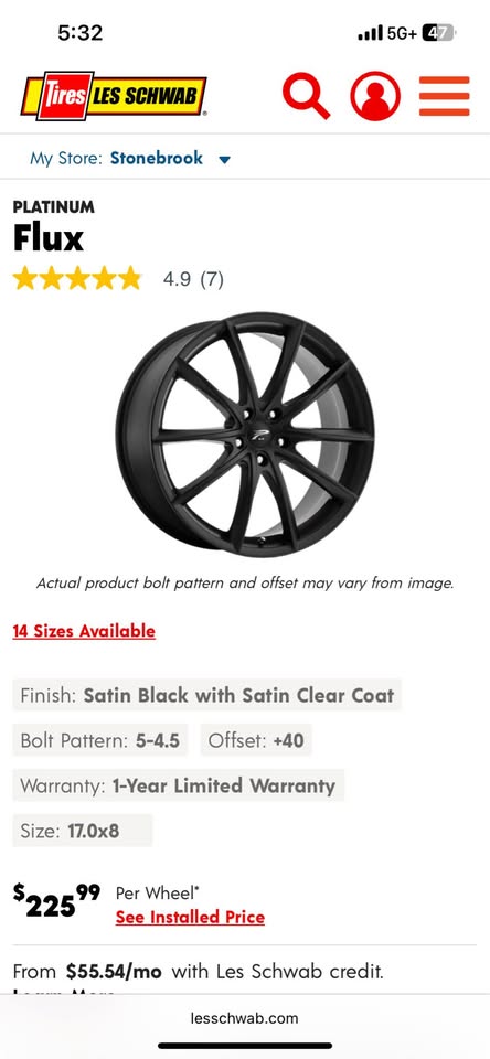 New WildPeak A/T Trail tire on new Platium Flux wheel in Reno, NV (photo 7) — photo 7