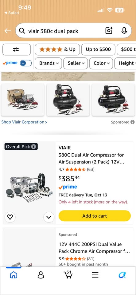VIAIR Stealth Black Dual 380C Air Compressor Kit in Hermiston, OR (photo 6) — photo 6