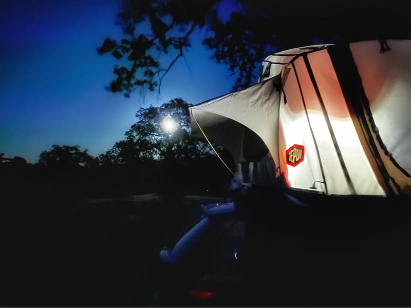 Rooftop car tent-Tepui-Thule Lowpro 3- with custom bedsheets and boot bag in Santa Cruz, CA (photo 6) — photo 6
