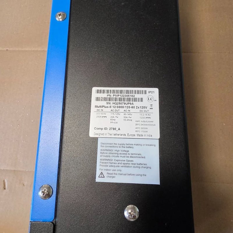 Victron Energy MultiPlus-II 3000VA 12V Pure Sine Wave Inverter/Charger in El Sobrante, CA (photo 6) — photo 6
