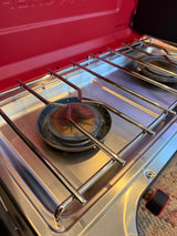 Camp Chef Everest 2x Burner Stove w/ carrying case in San Diego, CA (photo 7)