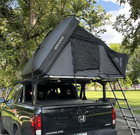 iKamper Skycamp 3.0 Mini Rocky Black Hardshell Rooftop Tent