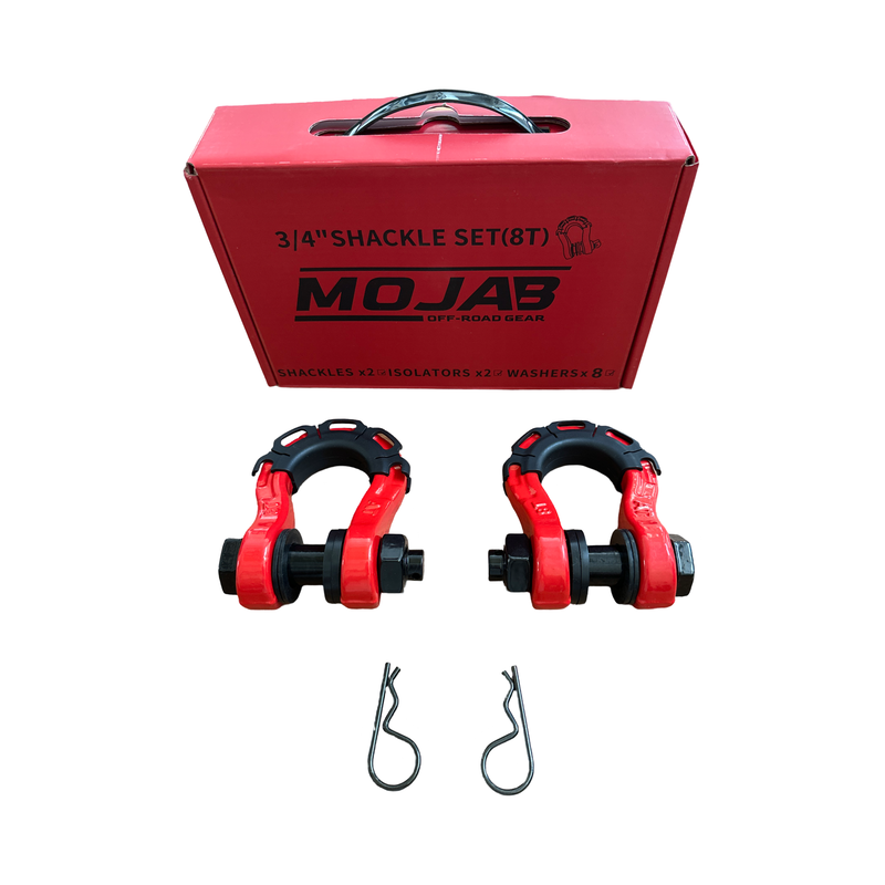 3/4” Forged Steel D-shackle set (8T) (LIFE TIME WARRANTY*) — photo 4