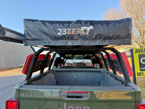 23ZERO Rooftop Tent, bed rack, awning, Rotopax, traction boards full setup ready to roll