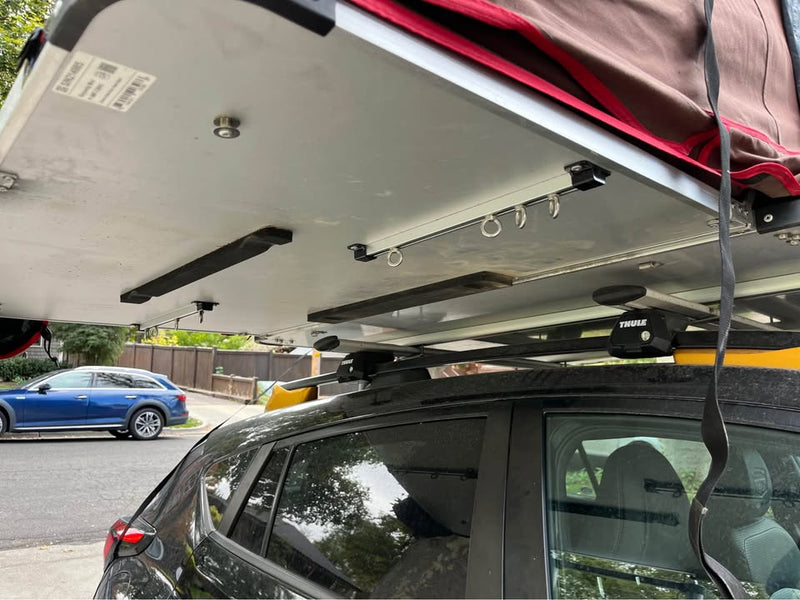 Skycamp Mini Rooftop Tent with THULE crossbars in Park City, UT (photo 7) — photo 7