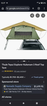 Thule Tepui Explorer Kukenam 3 Roof Top Tent in Oakhurst, CA (photo 5)