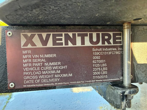 2015 Schutt XVENTURE Overlanding Camping Trailer