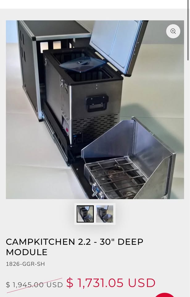 Goose Gear rear plate system for 2008-2022 Toyota Sequoia (2nd gen) like new AND Camp Kitchen 2.2 in Reno, NV (photo 10) — photo 10
