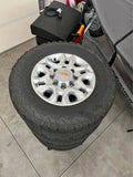 2021 chevy 3500 wheel and tire set
