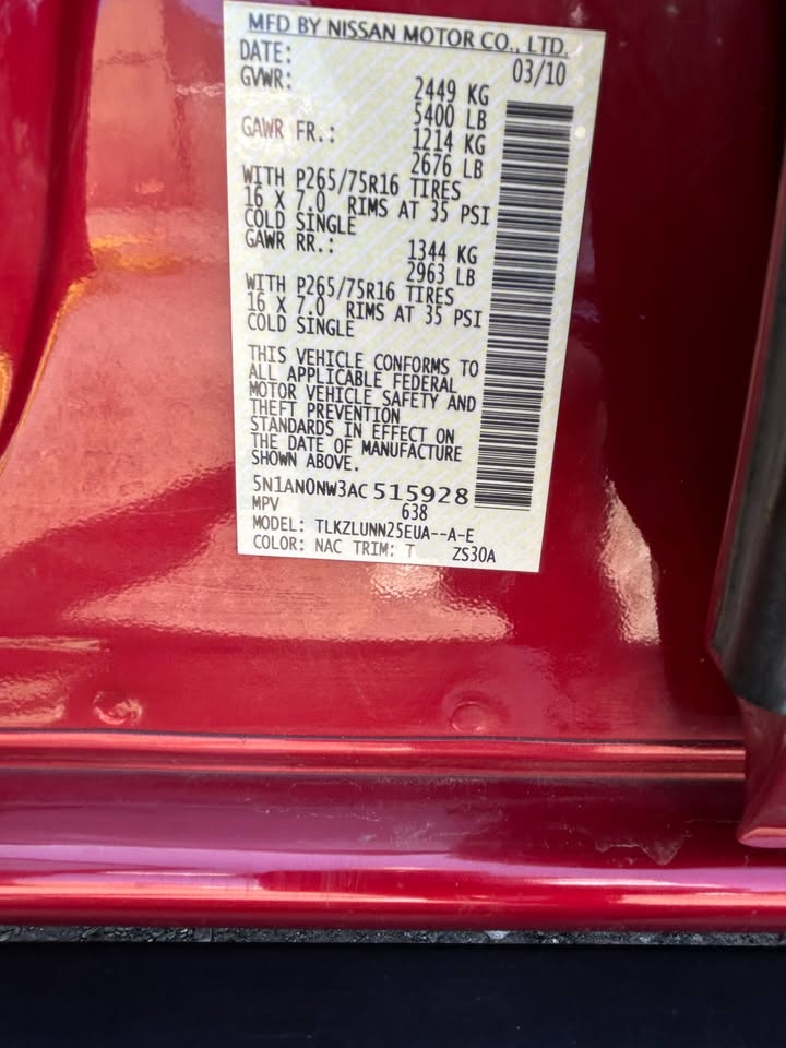 2010 Nissan Xterra · PRO-4X Sport Utility 4D in Santa Rosa, CA (photo 6) — photo 6