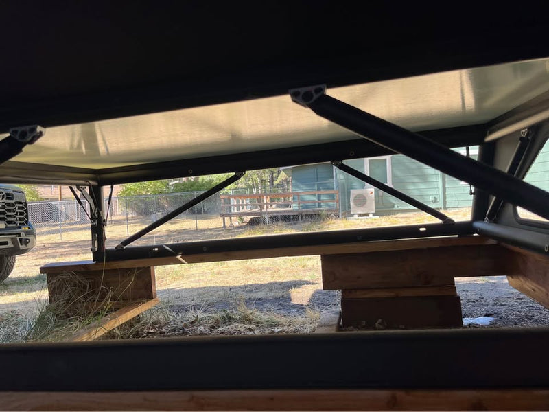 Camper Shell GFC Topper Toyota Tacoma 6ft Long Bed 2nd Gen Go Fast Camper Brand in Idyllwild-Pine Cove, CA (photo 8) — photo 8