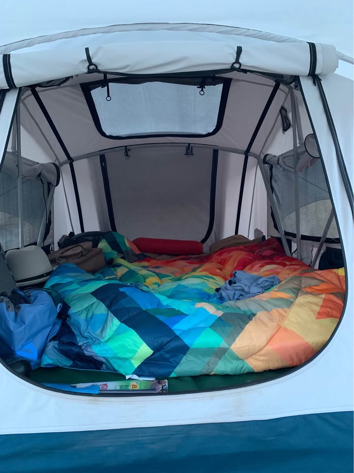 Rooftop car tent-Tepui-Thule Lowpro 3- with custom bedsheets and boot bag in Santa Cruz, CA (photo 8) — photo 8