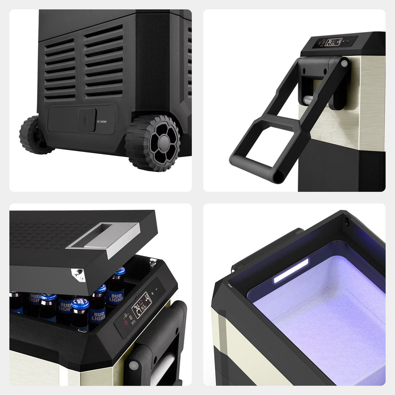 JP40 Pro Dual Zone Wheeled Portable Freezer | ICECO | 40 LT — photo 11