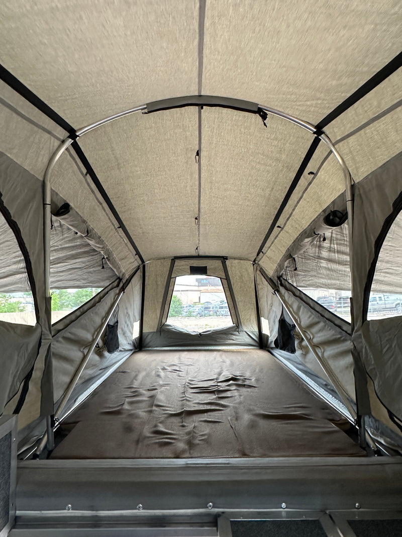 2020 AT Overland Habitat Camper — Interior open, rear facing — photo 12