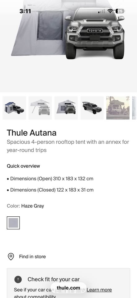 Thule Tepui Rooftop Tent Trailer in Oakley, CA (photo 9) — photo 9