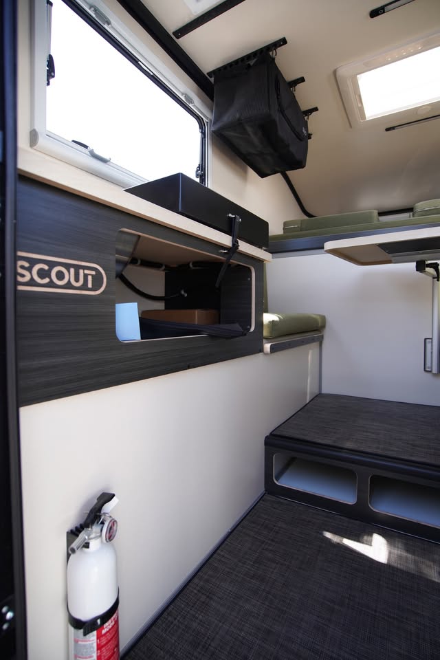 2026 Scout Olympic Slide In Cabover Truck Camper Sage Green 33399 in Boise, ID (photo 6) — photo 6