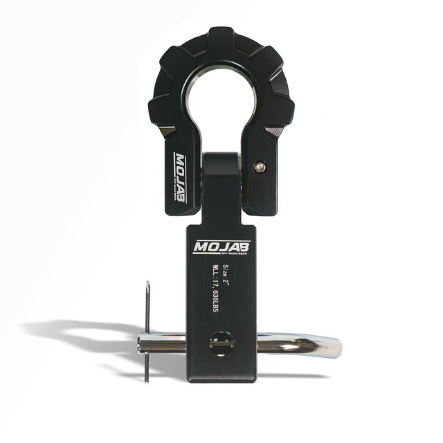 2'' Aluminum Hitch Receiver with Aluminum D-Shackle 9T-Ceramic coated (Lifetime Warranty) — photo 3