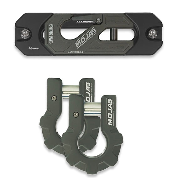 Color Matched Recessed Winch Shackle & Fairlead Kit + 3/4” Extreme Duty Aluminum Shackles (ceramic coated)lifetime warranty — photo 6