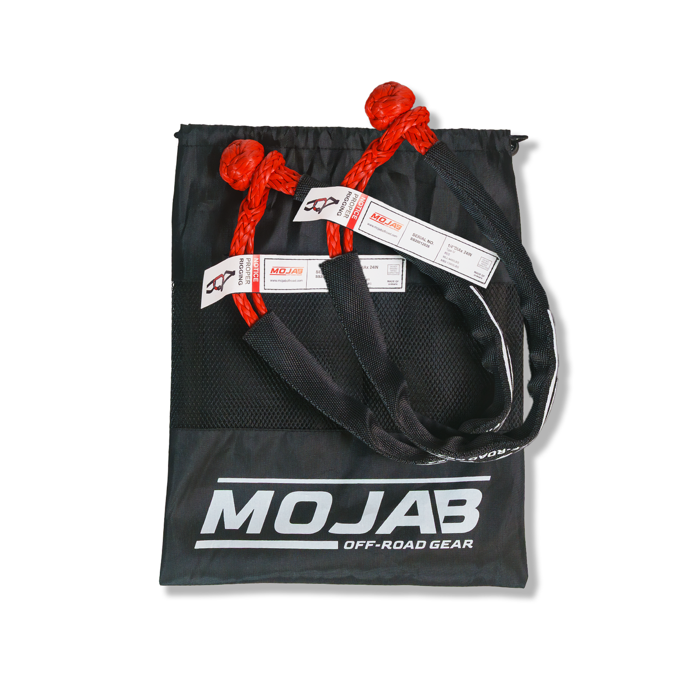 Soft Shackle 1/4'' x 24'' with sleeve and bag (Set of 2 Shackles) (Lifetime Warranty) — photo 2