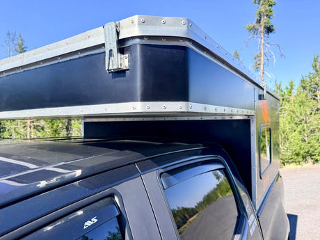 OVRLND Pop-Up Camper - fits 2nd gen Tacoma & Colorado 5’ bed - incl. full electrical & solar setup in Bend, OR (photo 10)