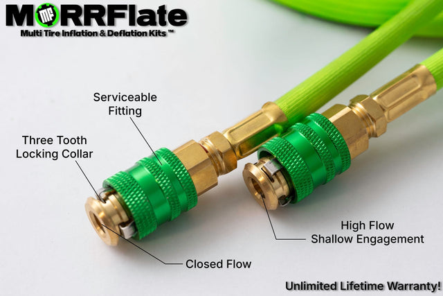 MORRFlate Braided Air Hub Single Tire Hose — photo 2