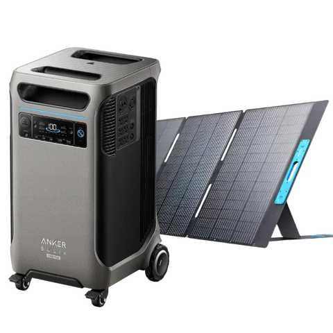 Anker SOLIX F3800 Plus Portable Power Station + 400W Solar Panel
