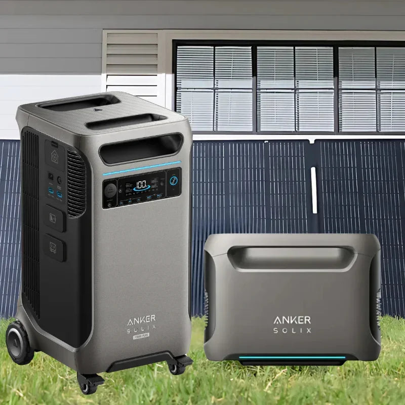 Anker SOLIX F3800 Plus Portable Power Station + Extra Battery + 400W Solar Panel — photo 2
