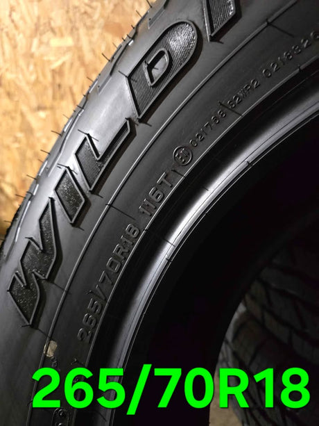 265/70/18 Tires Falken WildPeak A/T3W A x3 Matching Tires in Renton, WA (photo 4)