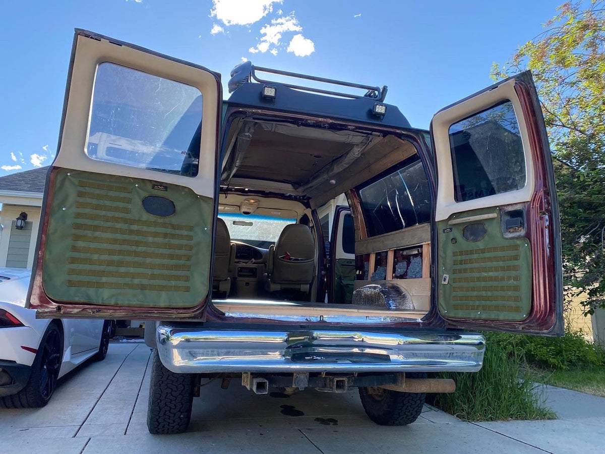 Ford Econoline Back Door Panel Organizer — photo 3