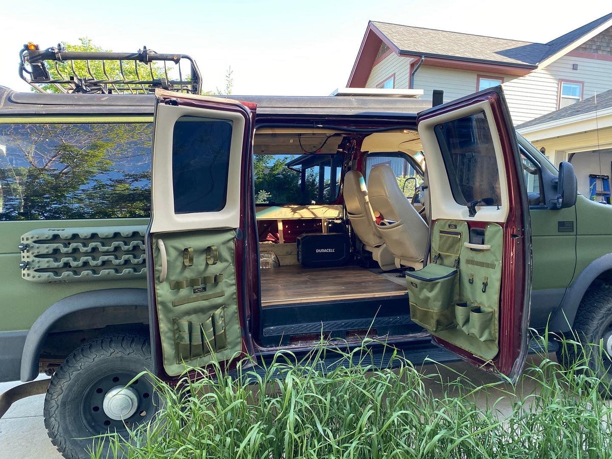 Ford Econoline Barn Door Panel Organizer — photo 2