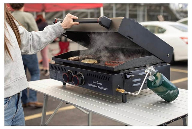 Camp Chef Gridiron Gameday 24" Portable Tabletop Griddle, 24,000 BTU, Black, FTT25CA42 — photo 2