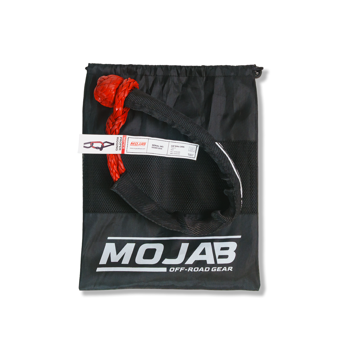 Soft Shackle 3/8'' x 24” with sleeve and bag (Single Shackle) (Lifetime Warranty) — photo 2