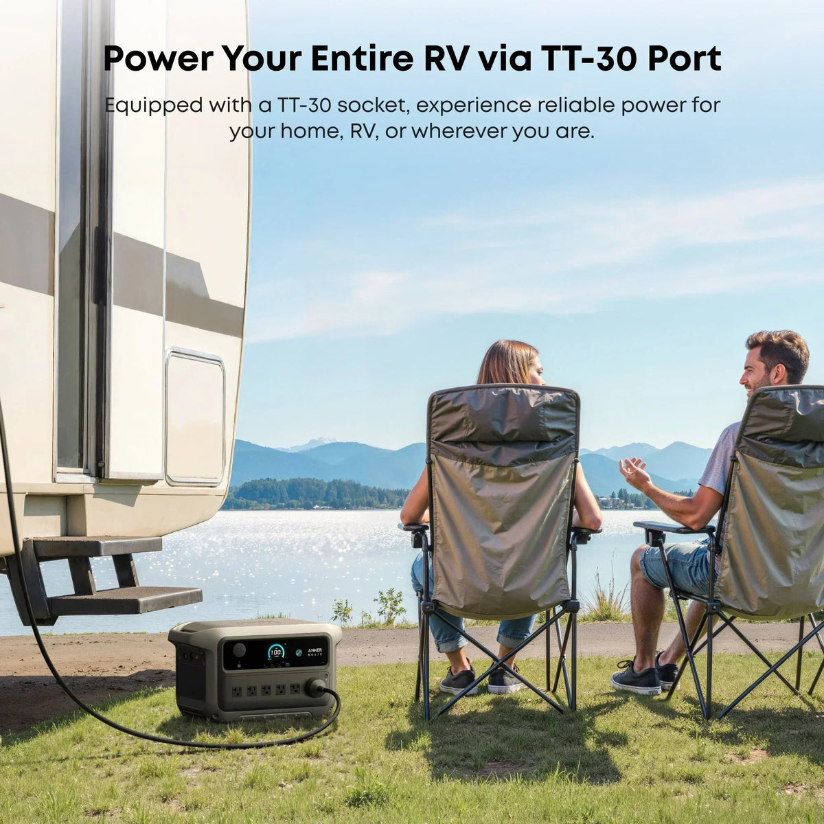 Anker SOLIX C2000 Gen2 Portable Power Station + 400w Solar Panel + Car Alternator Charger — photo 7
