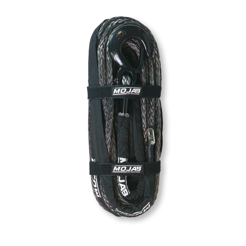 1/2'' x 78' Synthetic Winch Rope with Removable Forged Winch Hook — photo 3