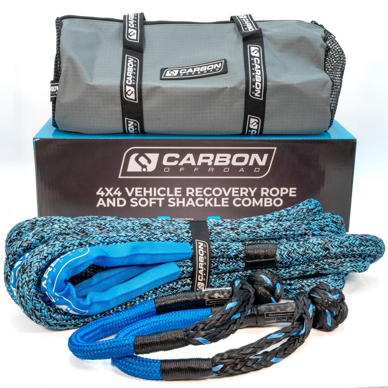 4x4 Vehicle Recovery Rope and Soft Shackle Combo — photo 1