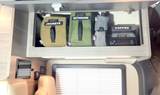 Overhead Cabinet Storage Divider Bags — Overland Gear Guy
