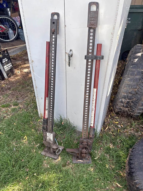 Two Hi-Lift Farm Jacks