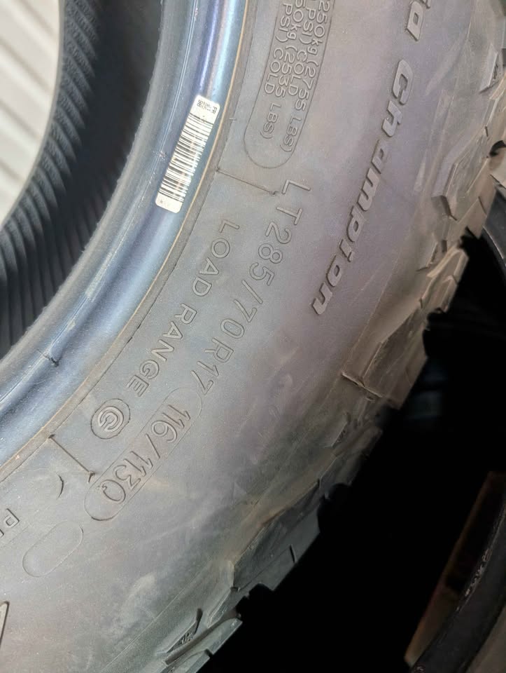 Bs Goodrich all-terrain t/a ko2 285/70r17 in Rio Rancho, NM (photo 4) — photo 4