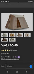 Springbar vagabond camping tent